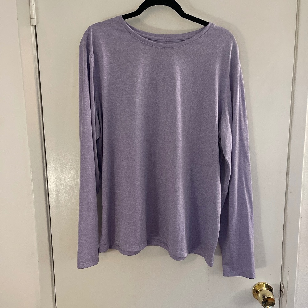 Plus size purple shirt size xxl 20
